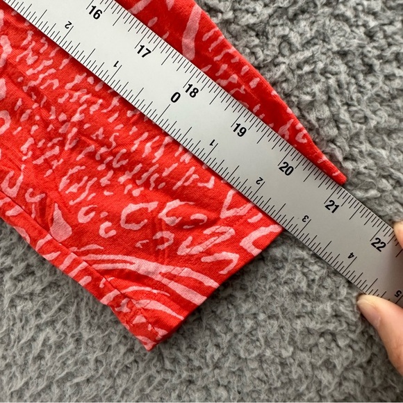 Fresh Produce 3/4 Sleeve Knotted Mixed Animal Prints Top Coral Women's‎ M - Picture 4 of 8